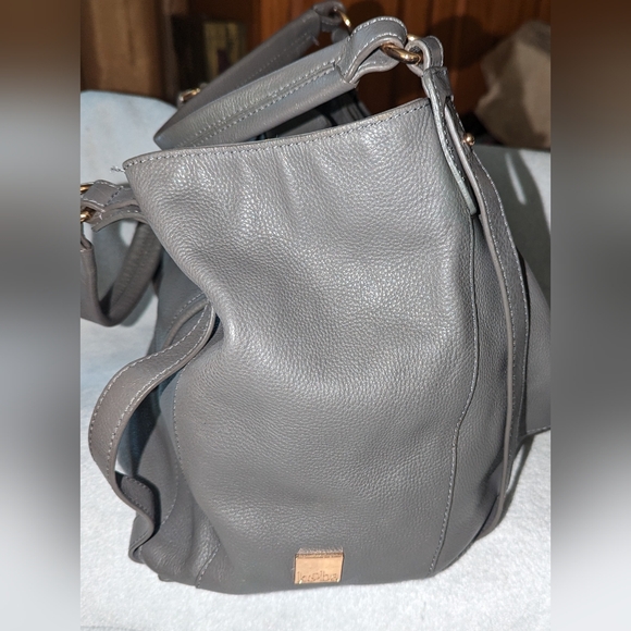 Kooba Jonnie gray leather hobo bag. - Picture 7 of 15